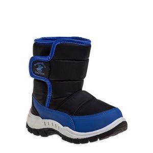 Beverly Hills Polo Club Velcro Strap Snow Boot (Toddler Boys) Size 8
